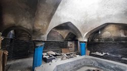 تخریب حمامی تاریخی توسط سازندگان یک سریال تلویزیونی