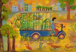 درخشش نقاشی کودکان ایرانی در دوازدهمین مسابقه بین المللی نقاشی محیط زیست کائو