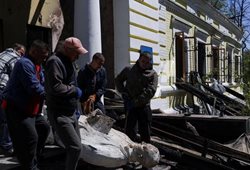 نابود شدن یکی از موزه های اوکراین بر اثر حمله نیروهای روس