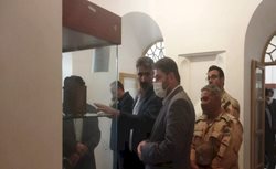 افتتاح نمایشگاه اشیای تاریخی توقیفی در کاخ موزه سردار ماکو