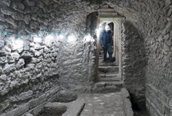 کشف وضوخانه های تاریخی در مسجد جامع نوری موصل