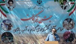 جشن شکرگزاری گندم و آب پاشان در فراهان برگزار شد