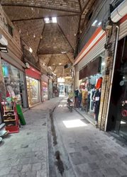 پایان عملیات کف فرش سنگی بازار تاریخی شاهرود