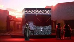 یک نمایشگاه با موضوع هجرت پیامبر از مکه به مدینه در عربستان برگزار شده است