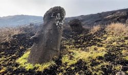 مجسمه های مشهور موآی در جزیره ایستر دچار آسیب های جبران ناپذیری شدند