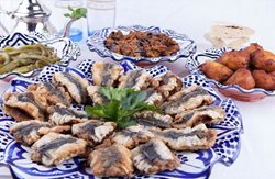 خوراک ساردین یکی از غذاهای معروف مراکش به شمار می رود