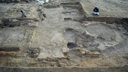 کشف بقایای یک گرمابه بزرگ در یکی از شهرهای باستانی مصر