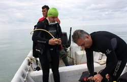 گروه بررسی باستان شناسی زیر آب در دریای مازندران به کار خود پایان داد