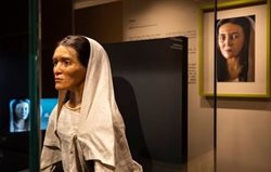 چهره بازسازی شده یک زن نبطی در عربستان به نمایش گذاشته می شود