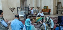 موزه زنده گردشگری یزد در تعطیلات نوروز 1402 برپا شده است