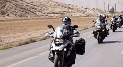 رالی تور گردشگری موتورسیکلت سواران روسی وارد ایران شد