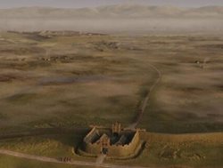 کشف بقایای مدفون شده یک دژ رومی در اسکاتلند