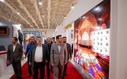 افتتاح پاویون وزارت میراث فرهنگی در پنجمین نمایشگاه توانمندی های صادراتی کشور