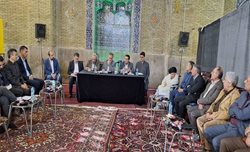 نشست شورای فنی استانداری اصفهان در زمینه معضلات مسجد سید در محل این اثر برگزار شد