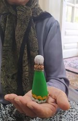 عروسک جانمازی یکی از عروسکهای بومی و دست ساز استان سمنان است