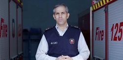 آماده باش آتش نشانی برای تامین ایمنی مراسم وداع با پیکر شهید رئیسی در مصلی تهران