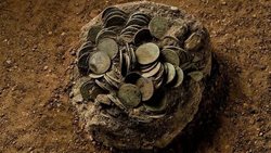 صدها سکه به قدمت چندین قرن به طور اتفاقی در آلمان کشف شد