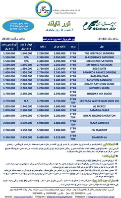 تور بانکوک