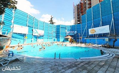50% تخفیف استخر روباز چهارفصل آفتاب فرمانیه