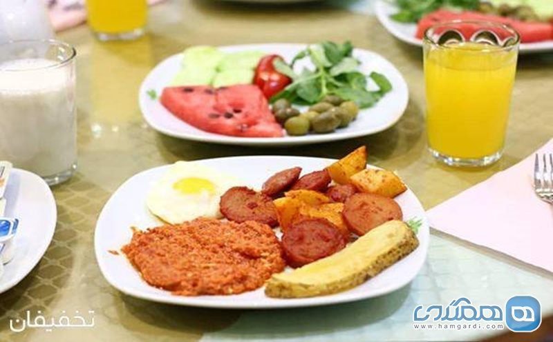30% تخفیف بوفه صبحانه در هتل ایران
