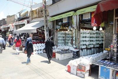 تصاویری از بازار شوش تهران