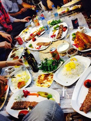 باغ رستوران آبی