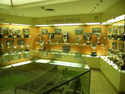 موزه باشگاه فوتبال بارسلونا Barcelona FC Museum