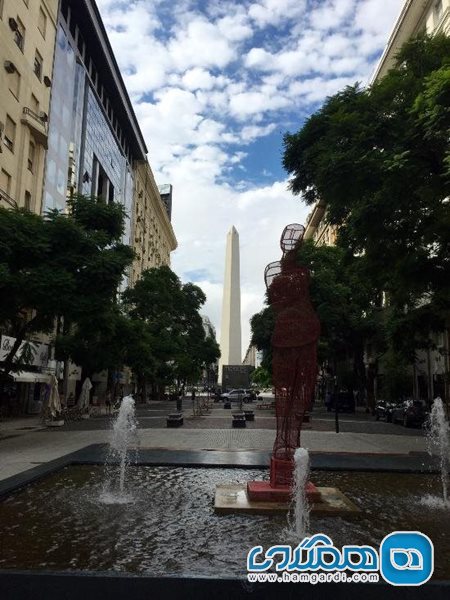 ستون هرمی شکل سنگی بوینس آیرس Obelisco de Buenos Aires