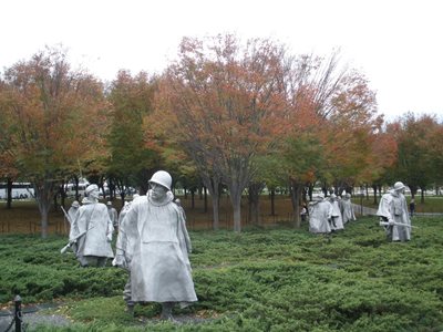 بنای یادبود جانبازان جنگ کره Korean War Veterans Memorial