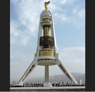 عشق-آباد-بنای-تاریخی-طاق-بی-طرفی-Monument-Arch-of-Neutrality-274658