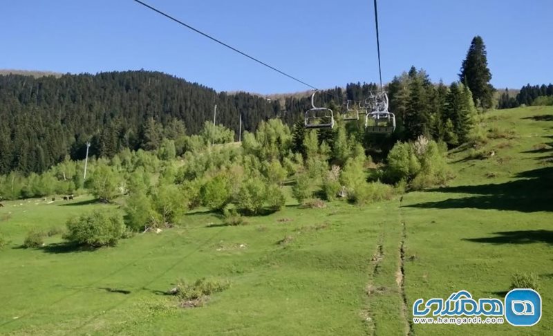 منطقه اسکی هاتسوالی مستیا Hatsvali Ski resort