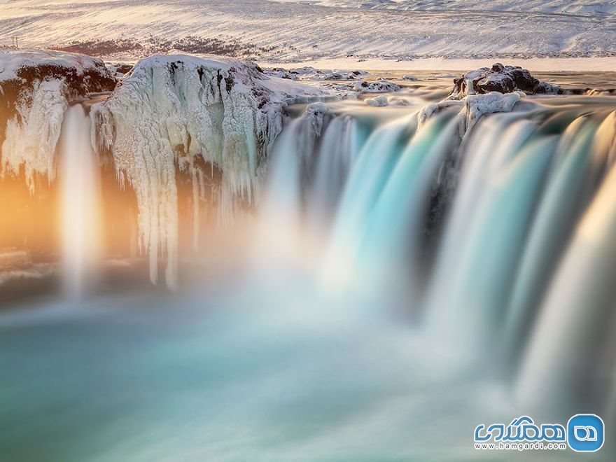 godafoss waterfall of the gods