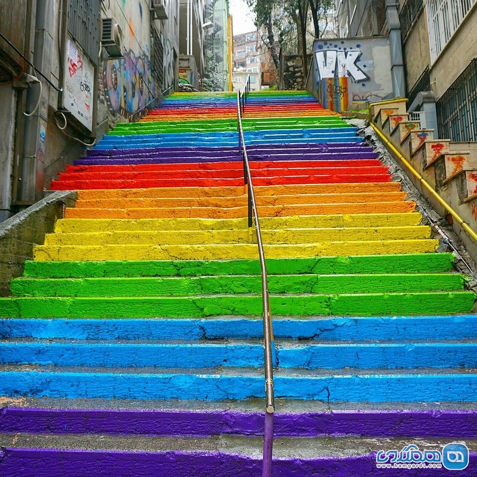 پلکان رنگی استانبول