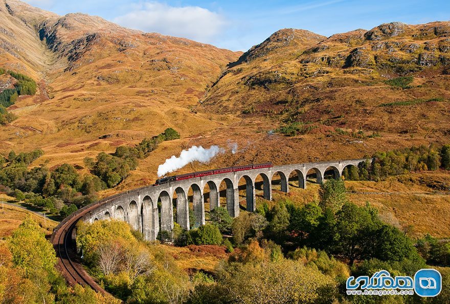  پل راه آهن گلنفیلد در اسکاتلند دیدنی