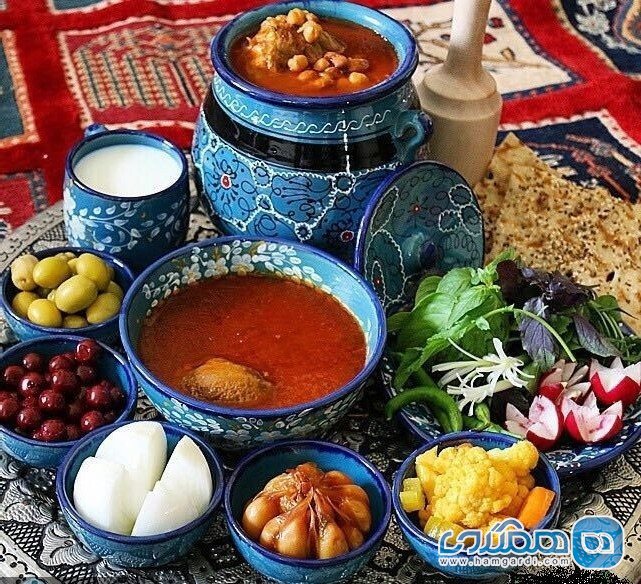 آبگوشت دیزی سنگی