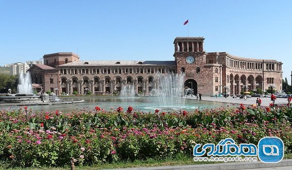 دیدنی های ایروان | میدان جمهوری