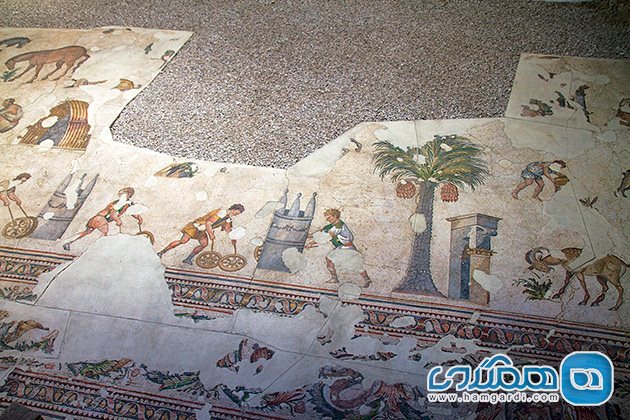 کاخ موزه اعظم موزائیک | Great Palace Mosaic Museum