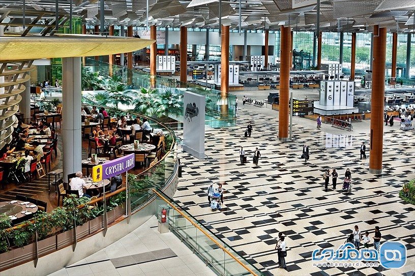 فرودگاه چانگی سنگاپور سالن انتظار