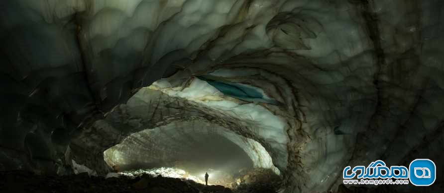 غار Sandy در کوهستان هود - اورگون، ایالات متحده آمریکا