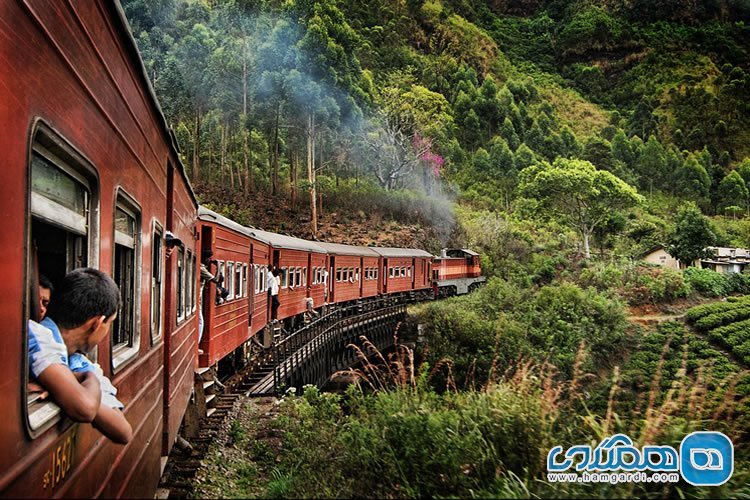 سفر ریلی با قطار از شهر Kandy تا Nuwara Eliya