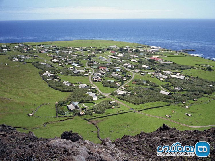 جزیره ادینبرگ واقع در جزیره تریستان داکونا