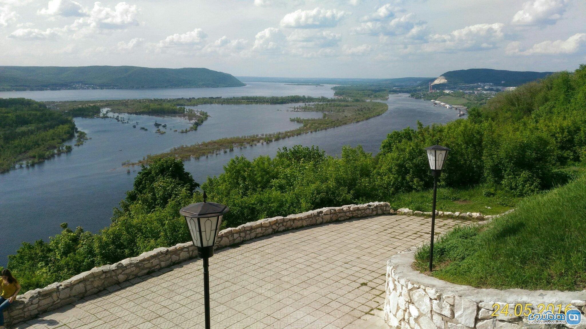 چشم انداز رود ولگا Volga