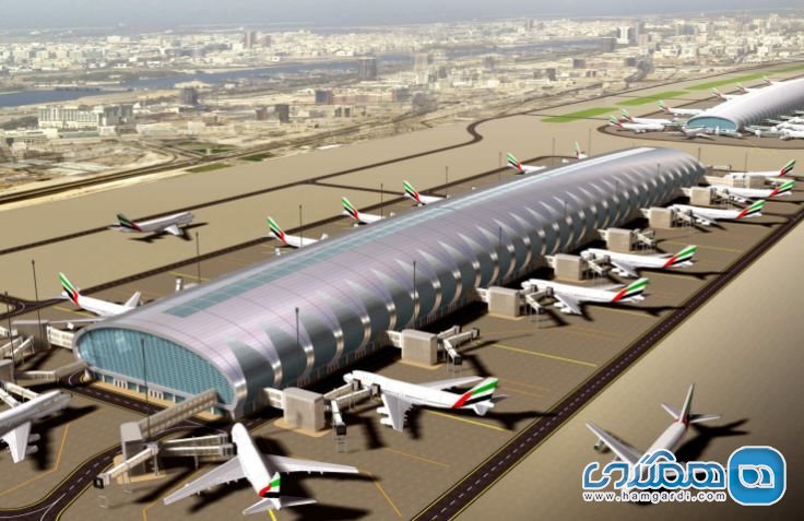 تعداد فرودگاه های دبی
