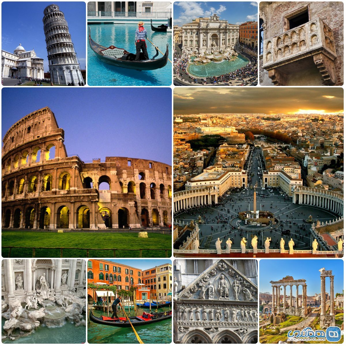 سفر به ایتالیا / برترین جاذبه های گردشگری کشور ایتالیا