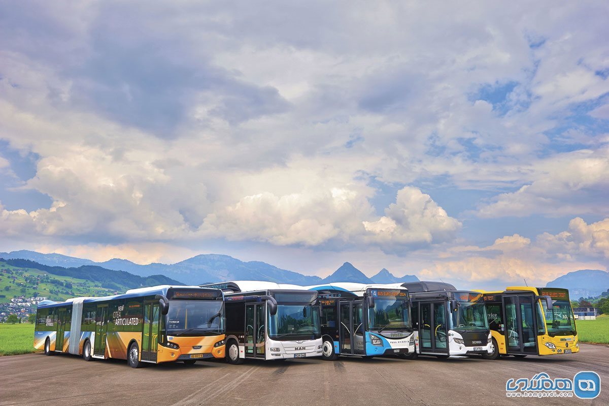 اتوبوس های سفری در اروپا