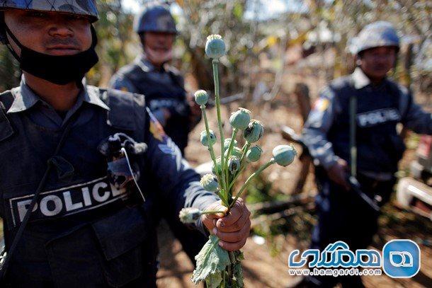 حمل مواد مخدر در بخش جنوب غربی آسیا