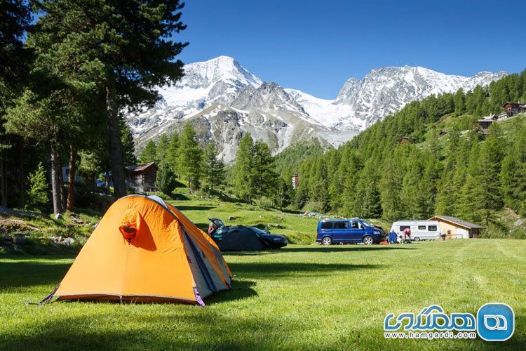  (‏Camping Arolla‏) در کشور سوییس‏