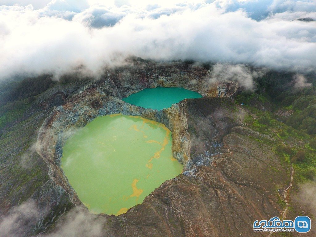 دریاچه های آتشفشانی کلیموتو اندونزی 3