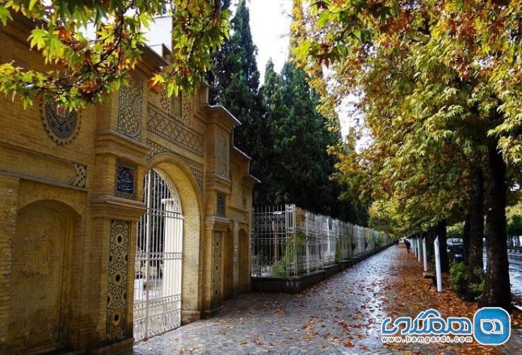موقعیت جغرافیایی باغ ارم شیراز