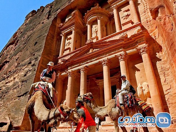 نمایی دیگر از پترا Petra در اردن